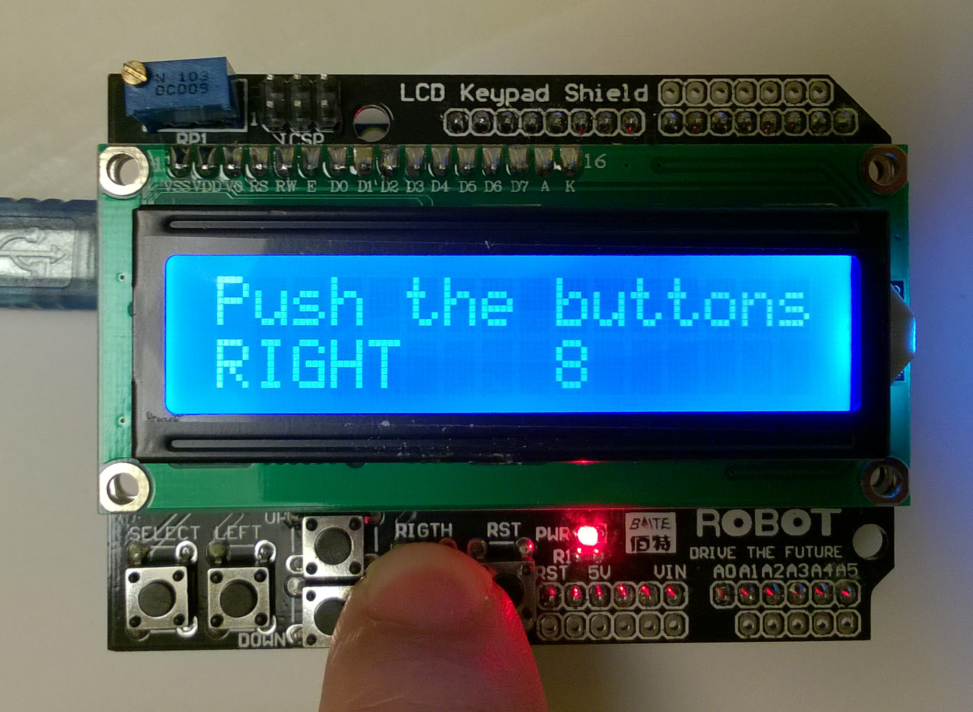 Lcd Keypad Shield Easy Arduino 